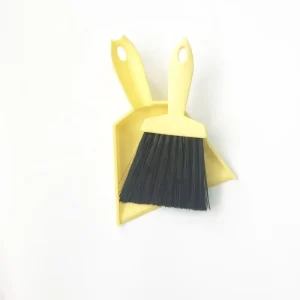 Mini Desktop Dustpan Set with Plastic Handle Soft PP Material Table Snack Crumb Cleaning