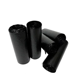 Mini Desktop Trash Bags Small Household Car Black Dog Poop Bag Thickened Flat mouth 25*30 Bags