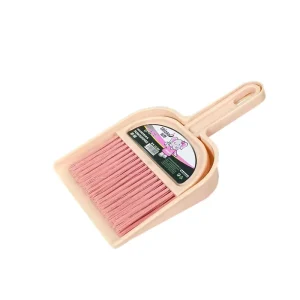Mini Dustpan and Brush Set Portable Desktop Cleaning Tool Small Broom for Keyboard Pet Car Macaron Colors Bulk
