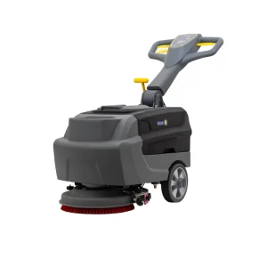 Mini Hand-Push Floor Scrubber Industrial Heavy-Duty Vacuum Cleaner Walk-Behind Without Batteries