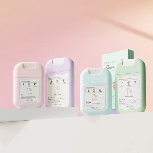 Mini Hand Sanitizing Travel Mini Refillable Cute Unique Plastic 30ml Card Shape Spray Bottle