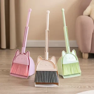 Mini Household Plastic Broom and Dustpan with Hanging Hole