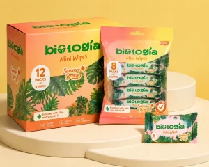 Mini Pack Eco-Friendly Disposable Portable Soft Touch Adult Body Wipes Non-Allergenic Cleansing Wipes Customized Logo