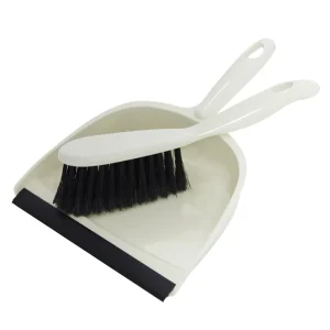 Mini Plastic Broom and Dustpan Set for Computer Desks
