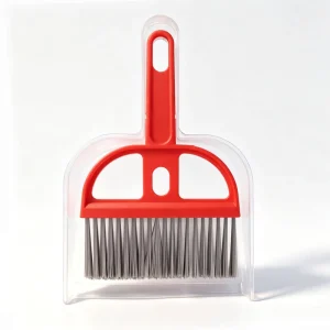Mini Plastic Broom and Dustpan Set with PET Brush for Keyboard, Desk, Car Wash, and Cleaning
