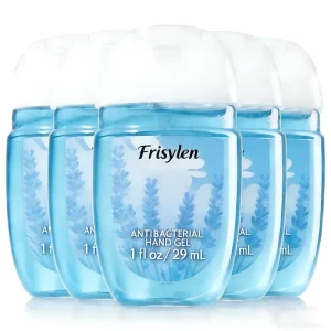 Mini Pocket Bac Hand Sanitizer 29ml 1oz PET Hand Sanitizer Hand Wash Anti Bacterial Gel with Silicone Holder