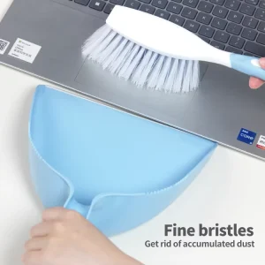 Mini Portable Hand Broom and Dustpan Set with PET Head