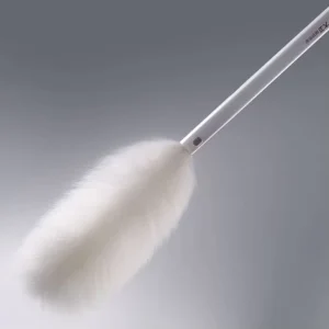 Mini Wool Duster Brush with Handle for Car Dusting