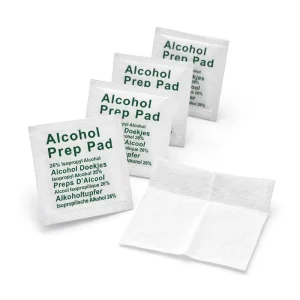 Mobile Phone Screen Protector Cleaning Wipes 26%/70% Isopropyl Alcohol Prep Pads Individually Packaged Square