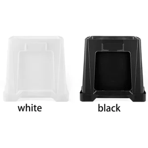 Modern Design Plastic Flower Bucket Danish Style Flower Shop Buckets Custom Color Logo Flower Auction Display