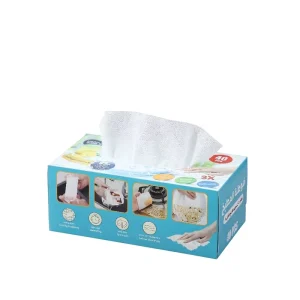 Modern Frosted Bubble Disposable 100% Polyester Square Dishwashing Towel White 800gsm Detergent Kitchen & Car Use Source Factory