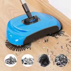 Modern Hand Push Sweeper Vacuum Cleaner Integrated Drag Machine Magic Sweeper Dustpan Mop Combination Plastic Broom Head
