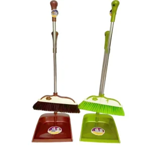 Modern Household Cleaning Set with Long Handle Dustpan and PET Broom