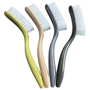 Modern Long Handle Shoe Brush with Hard Bristles Multifunctional Shoe Cleaning Tool Colorful Design Simple Laundry Brush