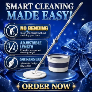 Modern New Cleaning Mop Intelligent Floor Mop with Twisted Drying Mop Cleaning Bucket Cleaning Mop and Bucket