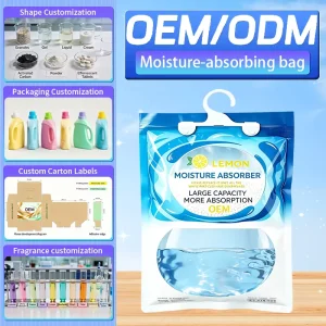Moisture Absorber Bag Anti-Mold Dehumidifier for Closet Wardrobe and Bathroom