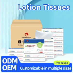 Moisturizing Lotion Facial Tissue Extra Soft Comforting Facial Tissues with Lotion for Nose