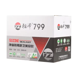 Mold Resistant Neutral Silicone for Kitchen Bath Waterproof Clear White Silicone Sealant