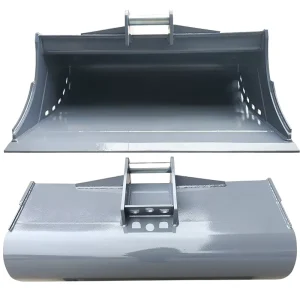 Ms03 Series Excavator Universal Backhoe Attachments Tilting Mud Bucket Durable Hydraulic Cleaning 0.1m-8m Capacity