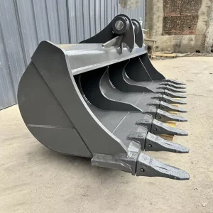 Mud Bucket NM400 Wear Resistant Steel 1320mm Width Fit 1 80T Excavator Attachment for Ditch Trenching & Mud Cleaning
