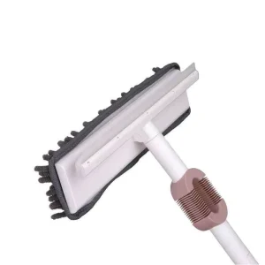 Multi Application Dual Head Glass Window Cleaner Assemble Split Sectional Rod For Mirror Balcony Door Glass Deep Stain Cleaning