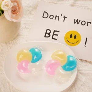 Multi-Chamber 3D Laundry Pods Washing Capsules for Apparel