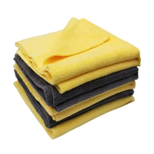 Multi-Color Warp-Knitted 40x40cm Microfiber Cleaning Cloth