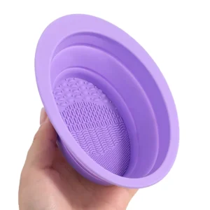 Multi Function Foldable Silicone Pot Cleanse Makeup Brush with Ease Foldable Brush Cleaning Mat Makeup Brush Cleaner