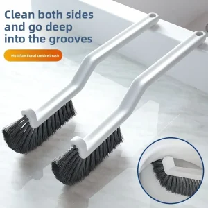 Multi Functional PP Nylon Corner and Gap Cleaning Brush for Bathroom Floor Cracks