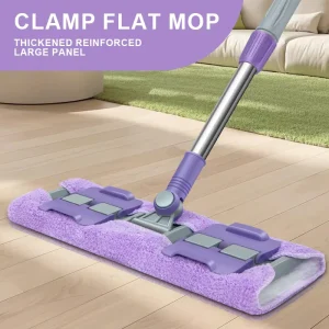 Multi Functional Ultra fine Fiber Detachable Flat Stainless Steel Foldable Self Wringer Mop Ultra fast Absorption Can Mop