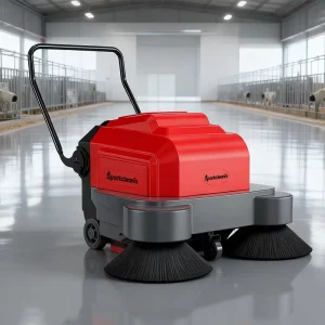 Multi Ground Floor Cleaner Solution Mechanical Industrial Walk Behind Floor Sweeper