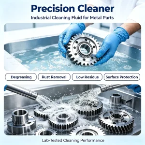 Multi Metal Liquid Cleaning Solution Water Based Industrial Degreaser for Steel Iron Aluminum Alloy Parts Batch