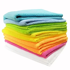Multi-Purpose 30x30cm Absorbent Microfiber Cleaning Cloths for Bar Counter Desktop Kitchen Drying and Glass Polishing Lint-Free