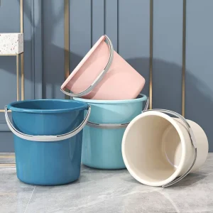 Multi-Purpose Household and Industrial Cleaning Bucket with PP Handle Thick Basin Cross Border Plastic Material