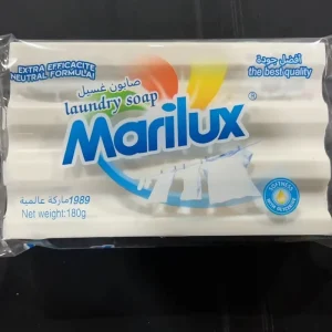 Multi Purpose Lemon Scented Laundry Soap Solid Bar with Palm Oil Ingredients for Daily Use 180g