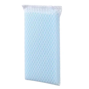 Multi-Purpose Mesh Kitchen Scouring Sponge for Food Preparation and Household Cleaning