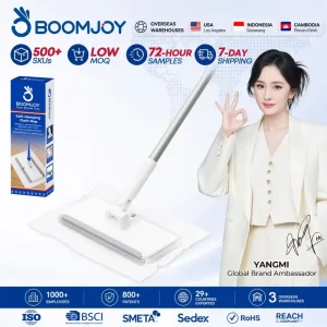 Multi Purpose Nonwoven Disposable Floor Cleaner Mop Sweeper Dry Wet Dust with Extendable Handle High Durability and Squeegee