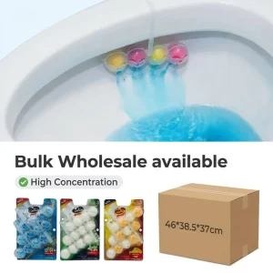 Multi-Purpose Toilet Bowl Cleaner and Deodorizer Blister Card Pack