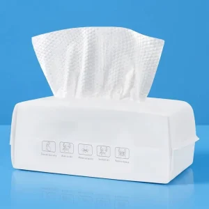 Multi Purpose Travel Sports Eco friendly OEKO TEX Certified Disposable 1 ply Cotton Facial Towel Box Tissue Home Use