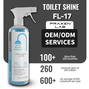Multi Surface Toilet Cleaner Spray Hard Water Stain Remover for Toilet Bowl Shower Glass Sanitary Ware Household Cleaning OEM