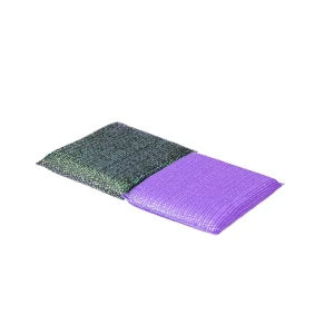 Multi-Use Lightweight Kitchen Scrubber Non-Scratch Polyester PET Polyurethane High-Absorption Dishcloth Sponge Scouring Pads