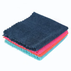 Multi colors Fast Dry Household Cleaning Microfiber Universal Cloth 30×30