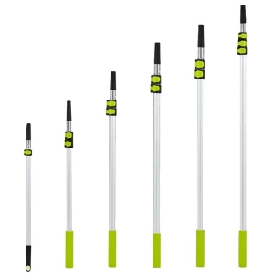 Multi function DIY Industrial Roller Brush Extension Splicing Telescopic Rod Cleaning Tool Aluminum Alloy OEM ODM Customizable