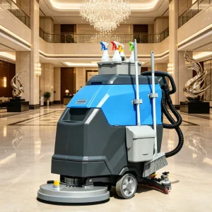 Multi function Floor Scrubber Dryer Portable Battery Powered Floor Washing Machine for Office & Workshop