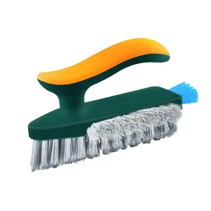 Multi-functional Plastic Crevice Bathroom Corner Cleaner Handheld Floor Tile-Gap Three-in-One Cleaning Brush