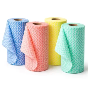 MultiPurpose Washable Reusable Kitchen Cleaning Cloth Roll 100 Counts 25x30cm High Absorbency Quick Drying
