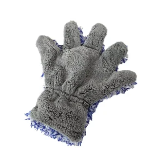 Multicolor Double-Sided Microfiber Car Wash Mitt for Car Cleaning