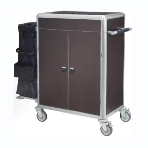 Multifunction Housekeeping Cart Hotel Service Trolley for Cleaning