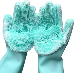 Multifunction Kitchen Cleaning Gloves Insulated Non-Slip Silicone Dishwashing Gloves