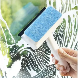 Multifunctional Double Sided Glass Cleaner Wiper Window Cleaner Bathroom Kitchen Cleaning Brush